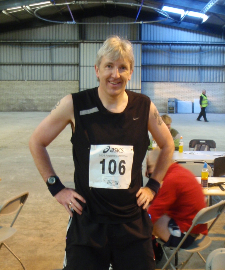 Paul pre-race. Looking more confident than I feel. 